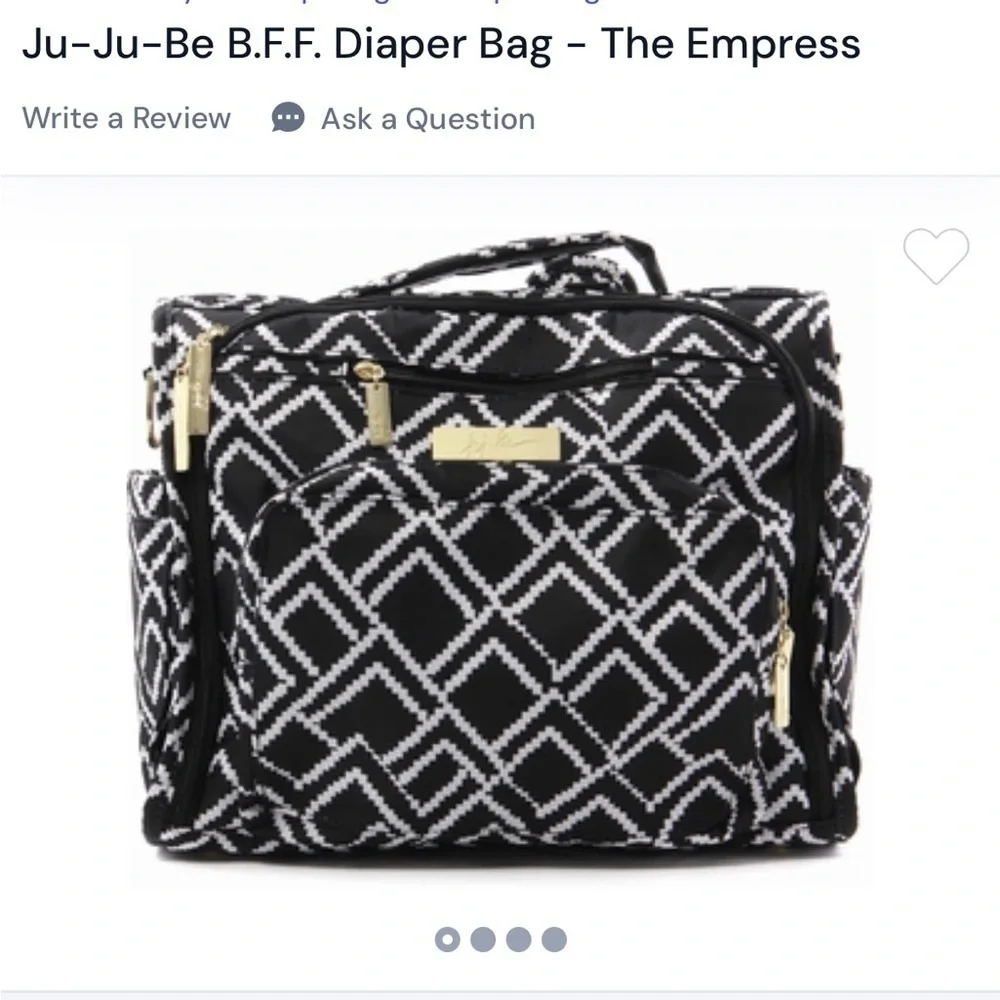 B.F.F. Diaper bag by Ju-Ju-be empress print
